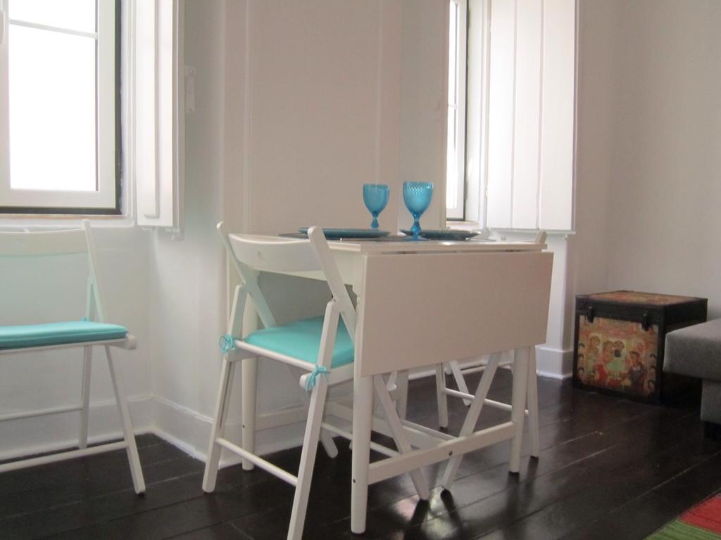 Shabby Chic Bairro Alto Lägenhet Lisboa Rum bild
